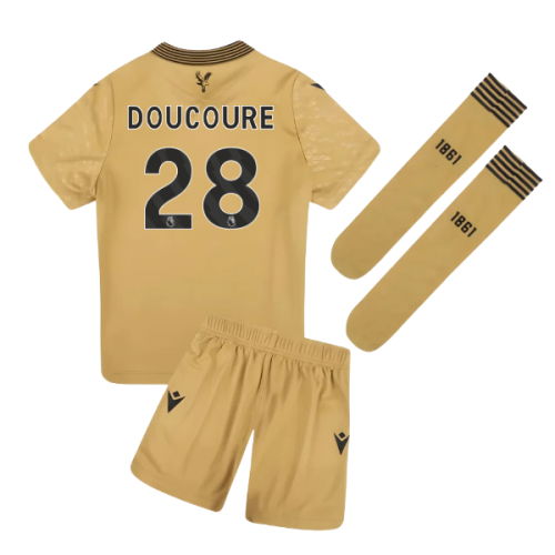 2025-2026 Crystal Palace Third Little Kids Infant Kit (Doucoure 28)