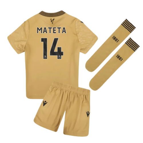 2025-2026 Crystal Palace Third Little Kids Infant Kit (Mateta 14)