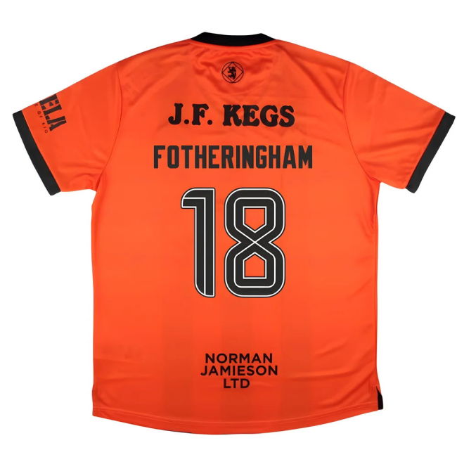 2025-2026 Dundee United Home Shirt (Fotheringham 18)