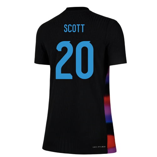 2025-2026 England Authentic Away Shirt (Ladies) (SCOTT 20)