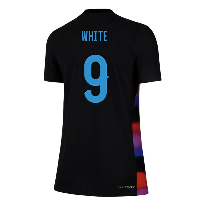 2025-2026 England Authentic Away Shirt (Ladies) (WHITE 9)
