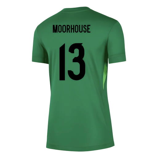 2025-2026 England Goalkeeper Shirt (Green) - Womens (Moorhouse 13)  2025-2026 England Goalkeeper Shirt (Green) - Womens (Moorhouse 13)