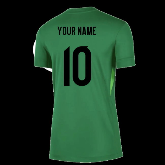 2025-2026 England Goalkeeper Shirt (Green) - Womens (Your Name)