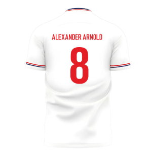 2025-2026 England Home Cross Concept Shirt (Libero) Adult Short Sleeve (Alexander Arnold 8)