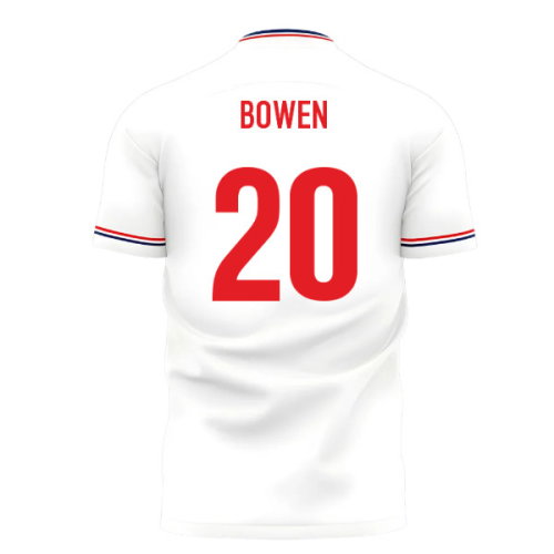 2025-2026 England Home Cross Concept Shirt (Libero) Adult Short Sleeve (Bowen 20)