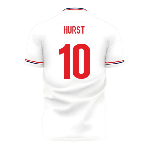 2025-2026 England Home Cross Concept Shirt (Libero) Adult Short Sleeve (Hurst 10)