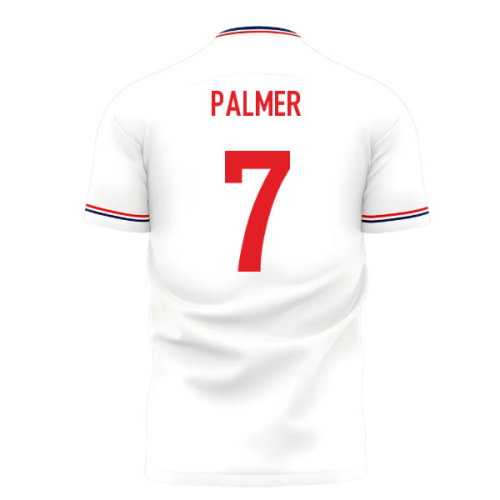 2025-2026 England Home Cross Concept Shirt (Libero) Adult Short Sleeve (Palmer 7)