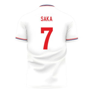 2025-2026 England Home Cross Concept Shirt (Libero) Adult Short Sleeve (Saka 7)