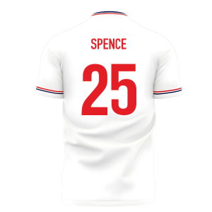 2025-2026 England Home Cross Concept Shirt (Libero) Adult Short Sleeve (Spence 25)