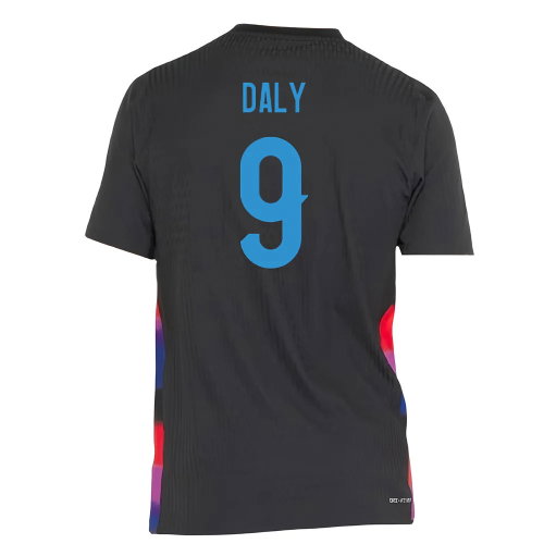 2025-2026 England WEC Authentic Away Shirt (Black) - Mens (DALY 9)