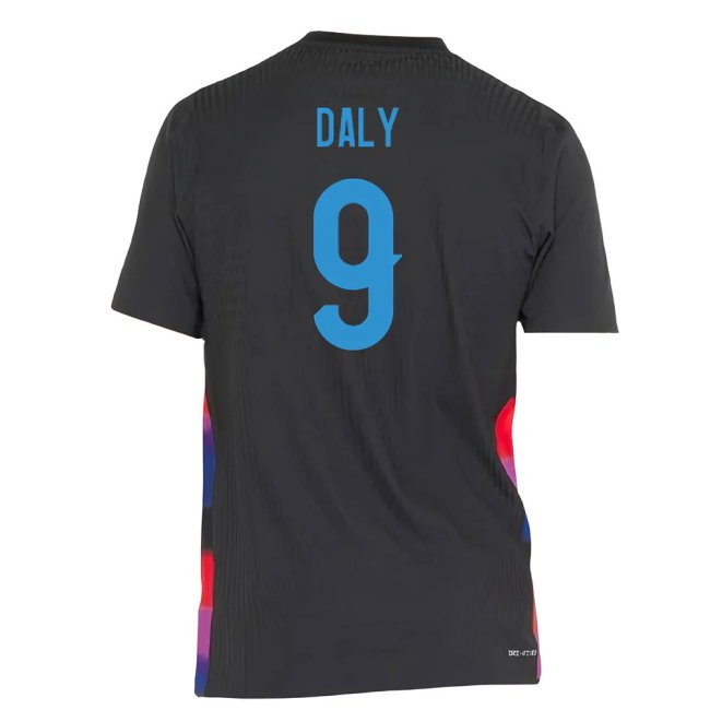 2025-2026 England WEC Authentic Away Shirt (Black) - Mens (DALY 9)