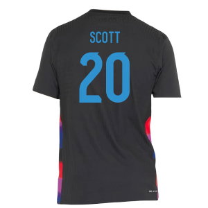 2025-2026 England WEC Authentic Away Shirt (Black) - Mens (SCOTT 20)