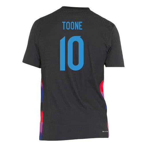 2025-2026 England WEC Authentic Away Shirt (Black) - Mens (TOONE 10)