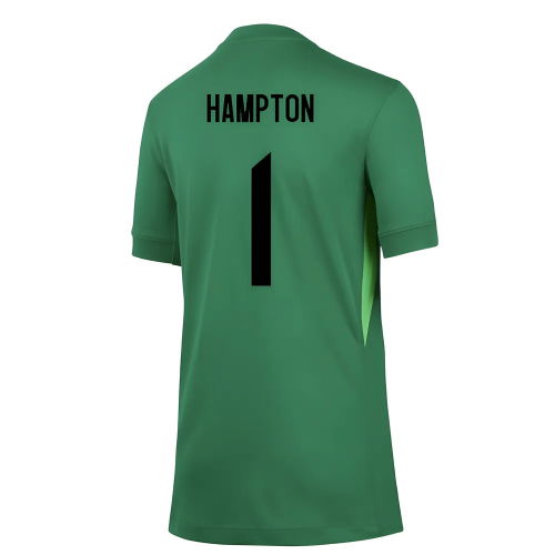 2025-2026 England WEC Goalkeeper Shirt (Green) - Kids (Hampton 1)  2025-2026 England WEC Goalkeeper Shirt (Green) - Kids (Hampton 1)