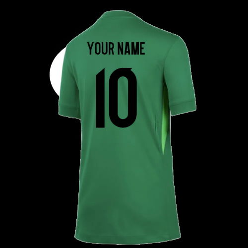 2025-2026 England WEC Goalkeeper Shirt (Green) - Kids (Your Name)