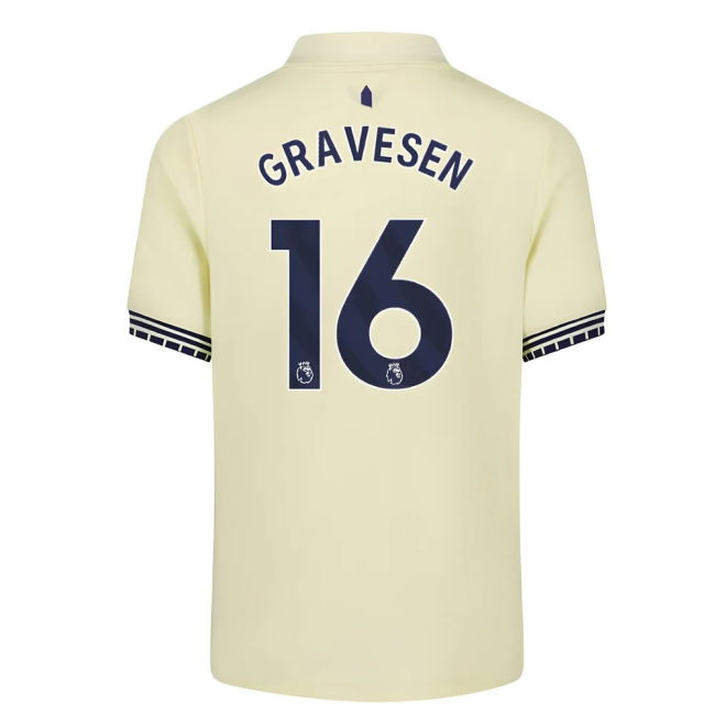 2025-2026 Everton Away Shirt - Kids (Gravesen 16)