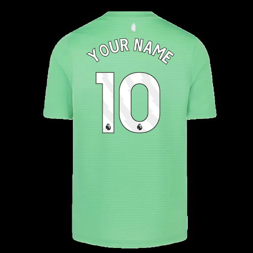 2025-2026 Everton Home Goalkeeper Shirt (Green) - Kids (Your Name)