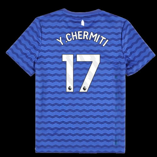 2025-2026 Everton Home Infant Kit (Y.Chermiti 17)