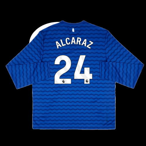 2025-2026 Everton Home Long Sleeve Shirt (Alcaraz 24)