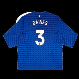 2025-2026 Everton Home Long Sleeve Shirt (Baines 3)