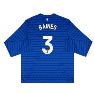 2025-2026 Everton Home Long Sleeve Shirt (Baines 3)
