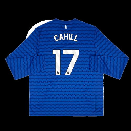 2025-2026 Everton Home Long Sleeve Shirt (Cahill 17)