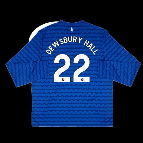 2025-2026 Everton Home Long Sleeve Shirt (Dewsbury Hall 22)