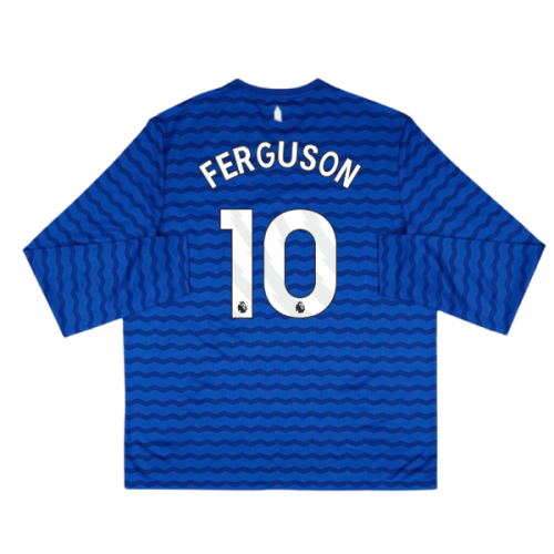 2025-2026 Everton Home Long Sleeve Shirt (Ferguson 10)  2025-2026 Everton Home Long Sleeve Shirt (Ferguson 10)