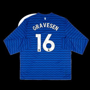 2025-2026 Everton Home Long Sleeve Shirt (Gravesen 16)