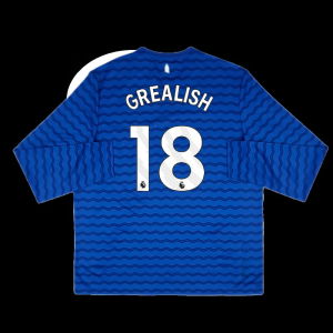 2025-2026 Everton Home Long Sleeve Shirt (Grealish 18)