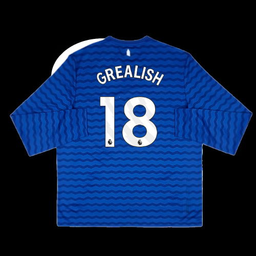 2025-2026 Everton Home Long Sleeve Shirt (Grealish 18)