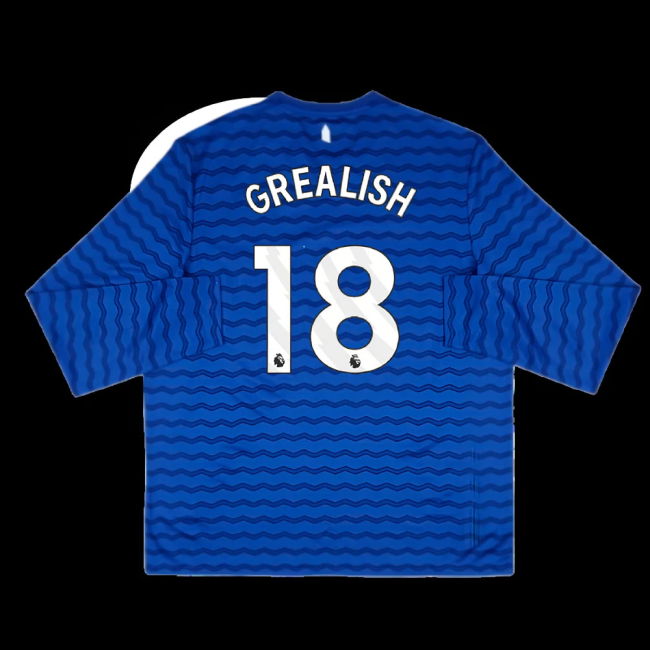 2025-2026 Everton Home Long Sleeve Shirt (Grealish 18)