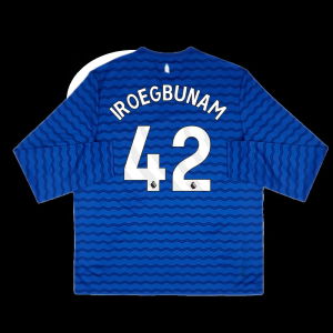 2025-2026 Everton Home Long Sleeve Shirt (Iroegbunam 42)