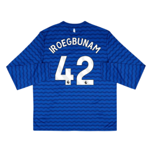 2025-2026 Everton Home Long Sleeve Shirt (Iroegbunam 42)