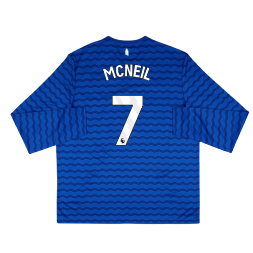2025-2026 Everton Home Long Sleeve Shirt (McNeil 7)  2025-2026 Everton Home Long Sleeve Shirt (McNeil 7)