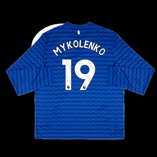 2025-2026 Everton Home Long Sleeve Shirt (Mykolenko 19)