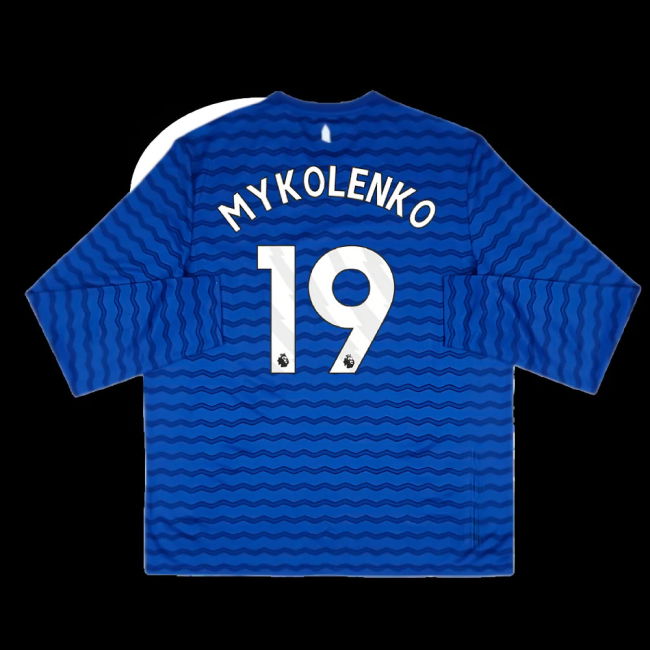 2025-2026 Everton Home Long Sleeve Shirt (Mykolenko 19)
