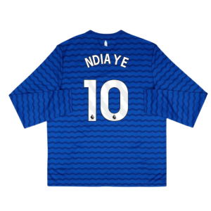 2025-2026 Everton Home Long Sleeve Shirt (Ndiaye 10)