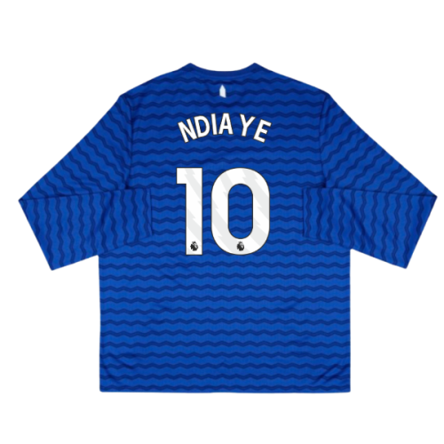 2025-2026 Everton Home Long Sleeve Shirt (Ndiaye 10)