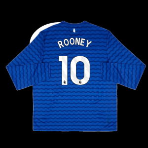 2025-2026 Everton Home Long Sleeve Shirt (Rooney 10)