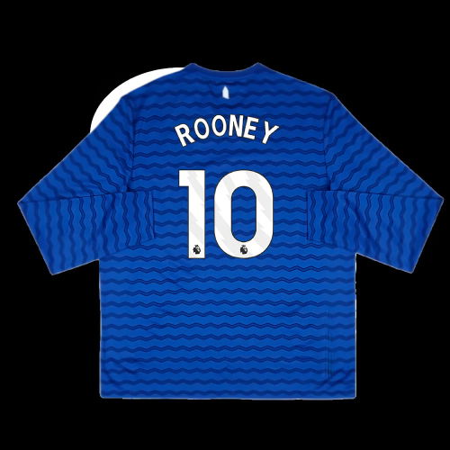 2025-2026 Everton Home Long Sleeve Shirt (Rooney 10)