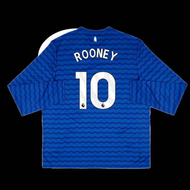2025-2026 Everton Home Long Sleeve Shirt (Rooney 10)