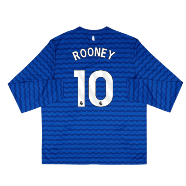 2025-2026 Everton Home Long Sleeve Shirt (Rooney 10)