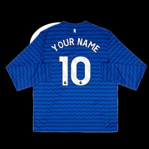 2025-2026 Everton Home Long Sleeve Shirt (Your Name)