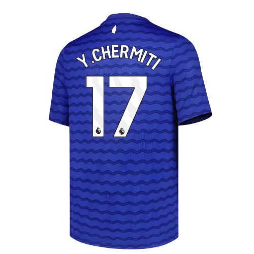 2025-2026 Everton Home Shirt (Kids) (Y.Chermiti 17)