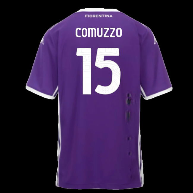 2025-2026 Fiorentina Home Shirt (Comuzzo 15)