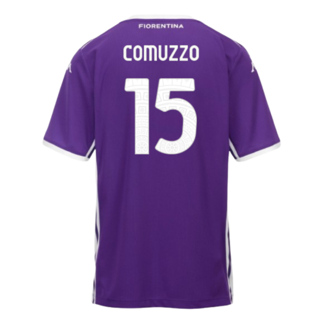 2025-2026 Fiorentina Home Shirt (Comuzzo 15)