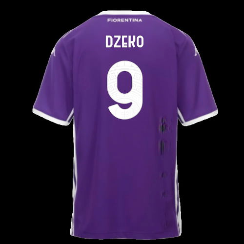 2025-2026 Fiorentina Home Shirt (Dzeko 9)