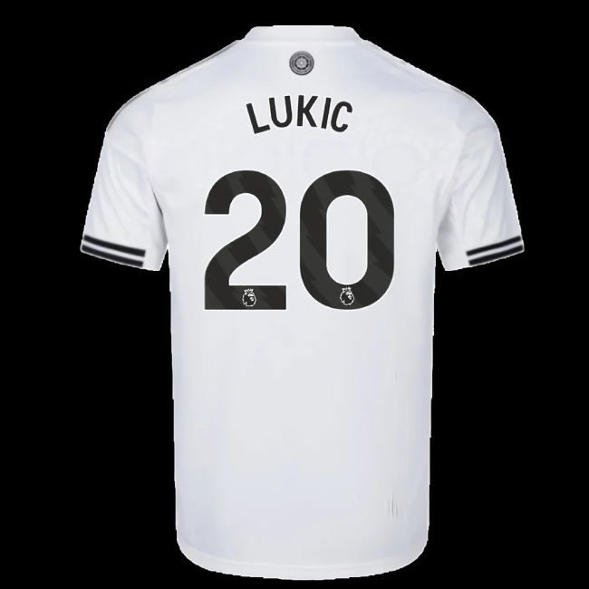 2025-2026 Fulham Home Shirt (Lukic 20)