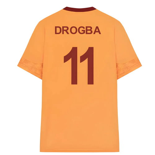 2025-2026 Galatasaray Training Jersey (Orange) (Drogba 11)